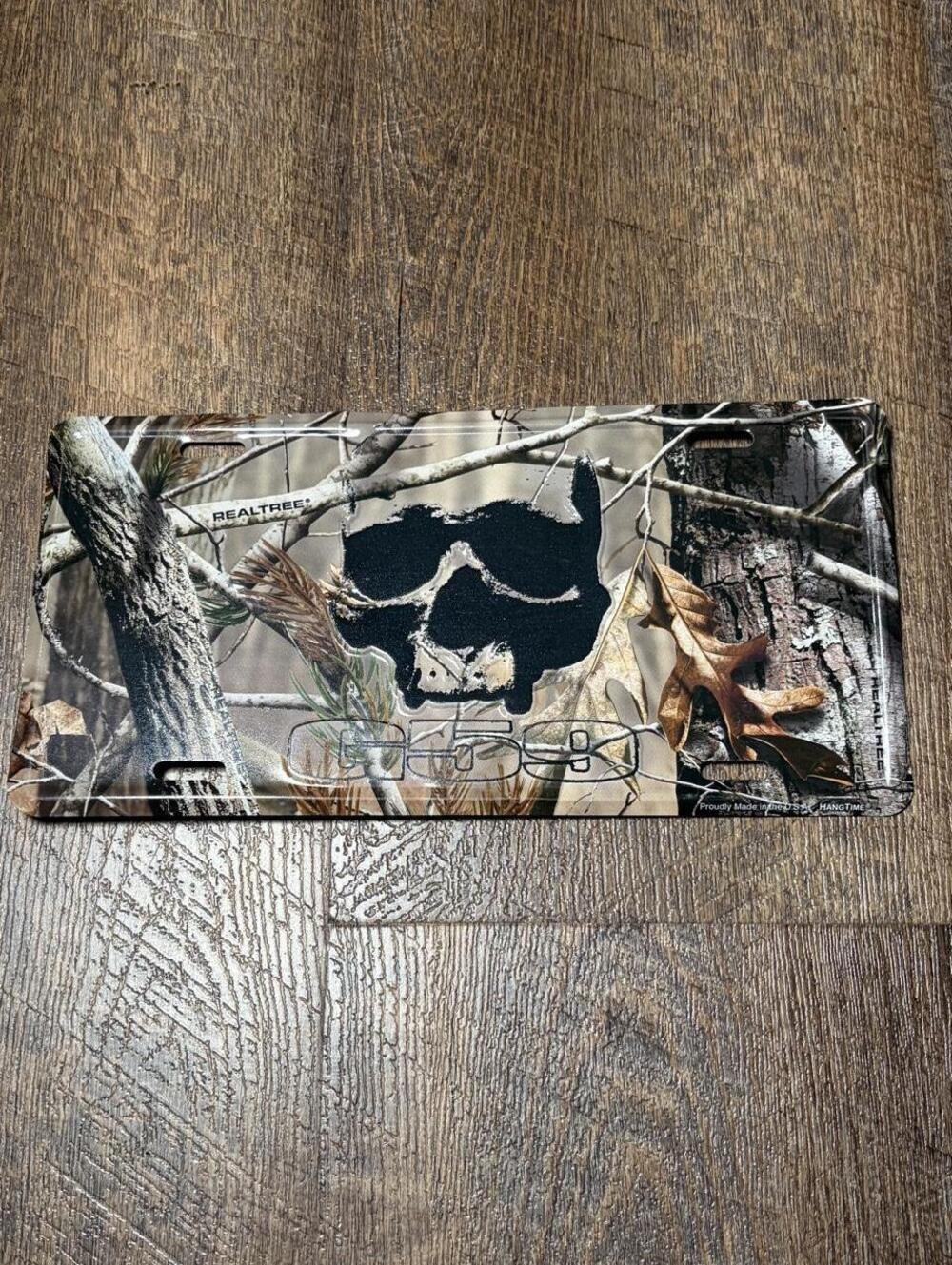 G59 RealTree Camo Liscence Plate